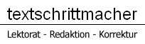 textschrittmacher --- Lektorat - Redaktion - Korrektur